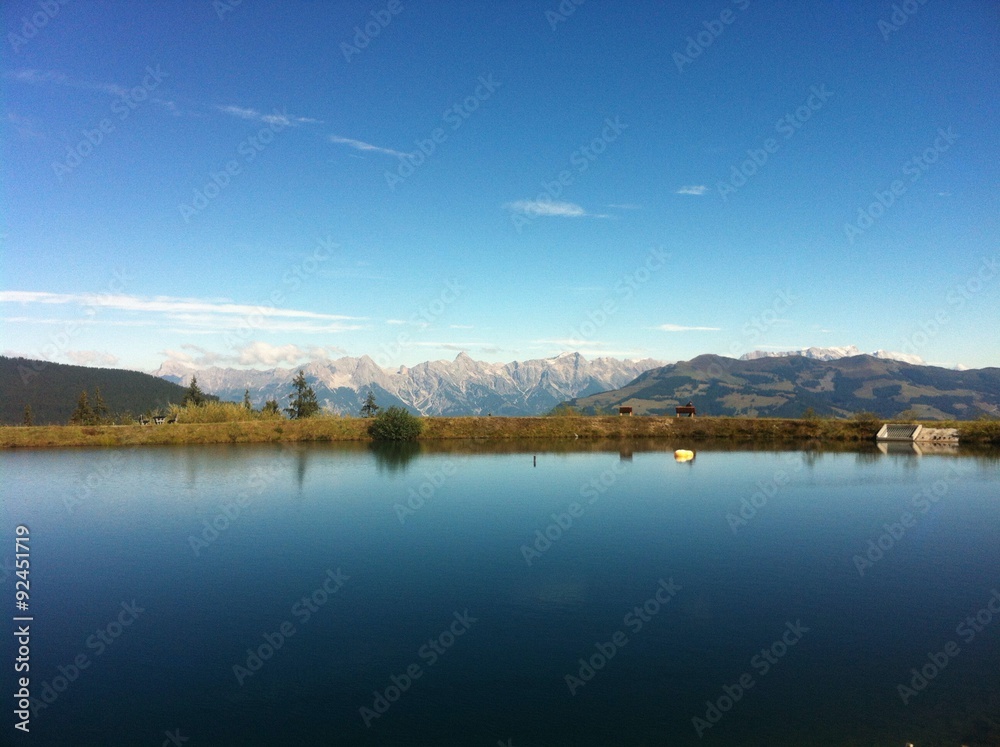 Water Reservoir Lake At Schmitten In Zell am See 