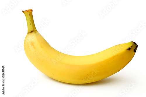 Banane mit weißem Hintergrund - Freisteller