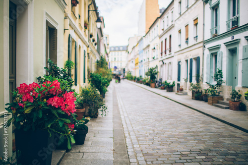 street in the old city Paris