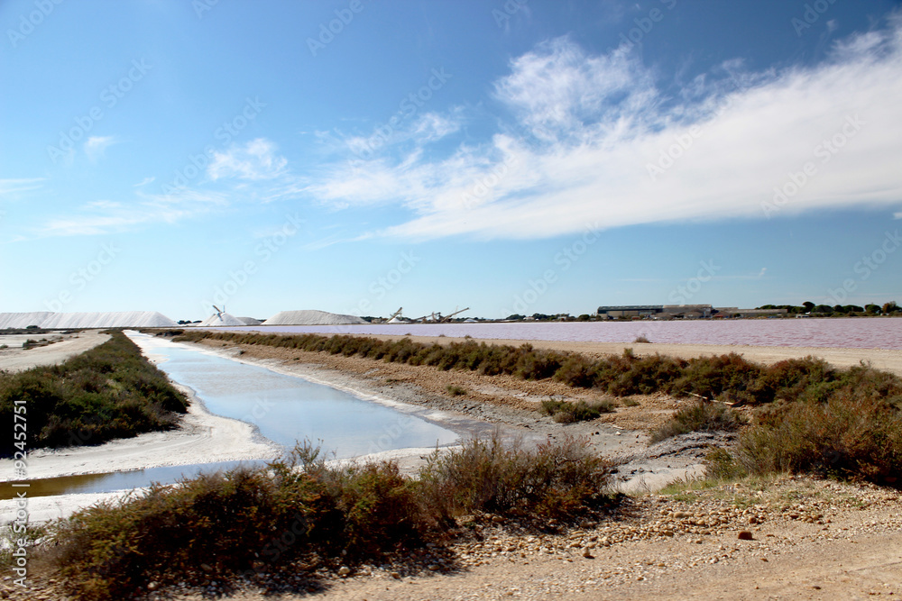 Salins, Aigues-mortes, hérault, languedoc roussillon