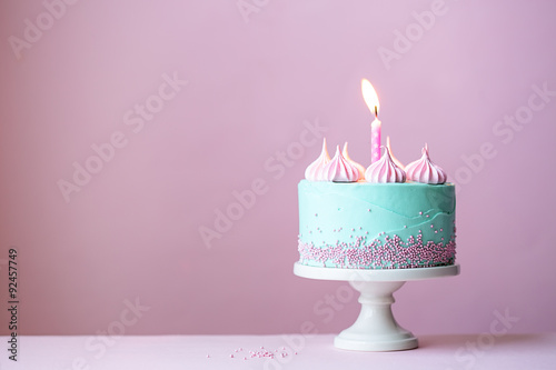 Photographie Gâteau d&#39;anniversaire