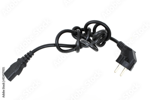 electric connection computer wire with kink