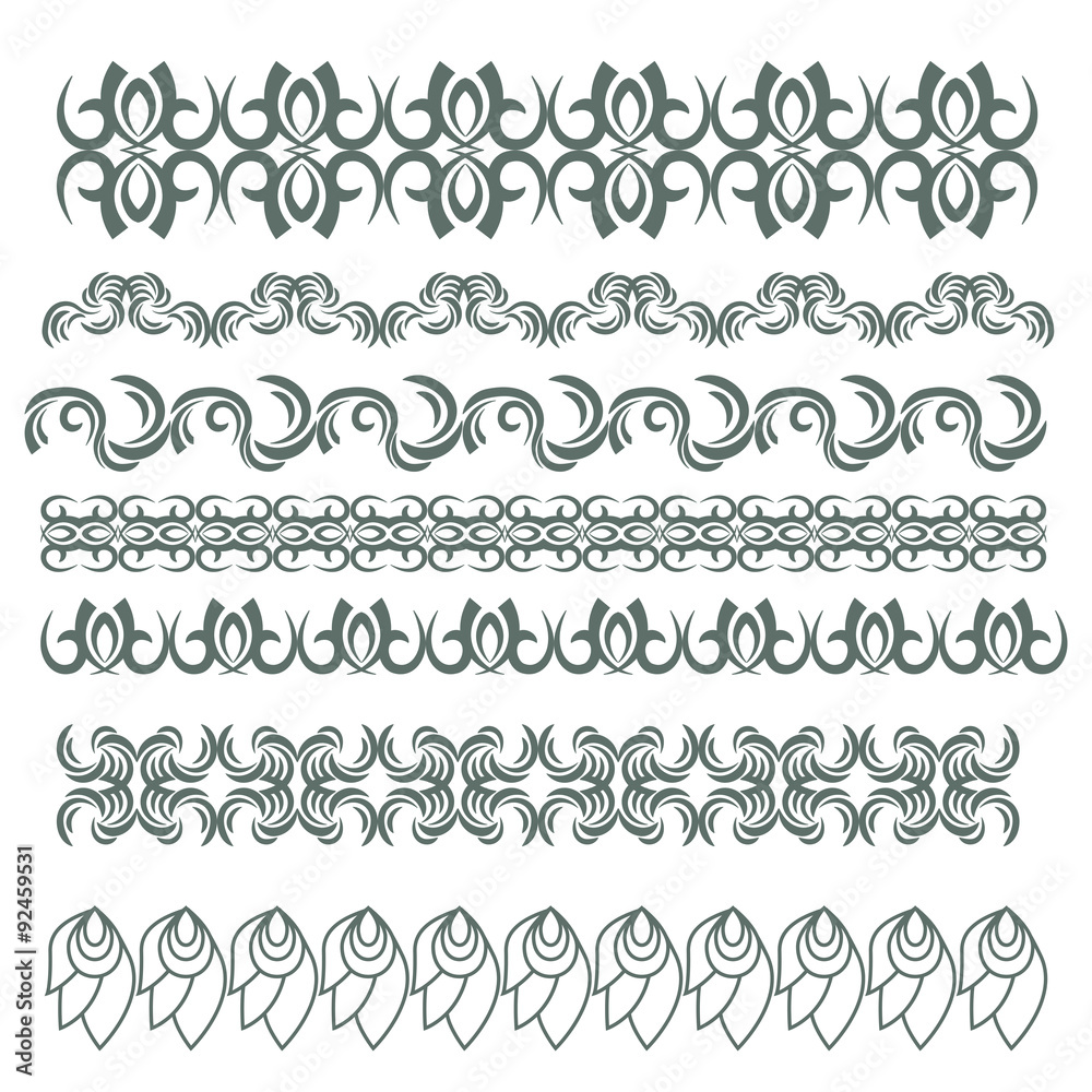 Vector set of border elements Vector set of border elements