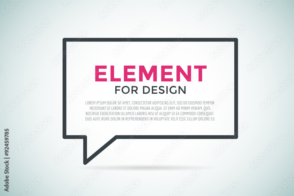 Quote blank template bubble empty design Quote blank template bubble empty design