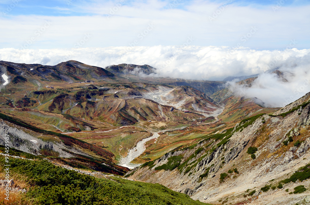 Fototapeta premium 立山から室堂平 