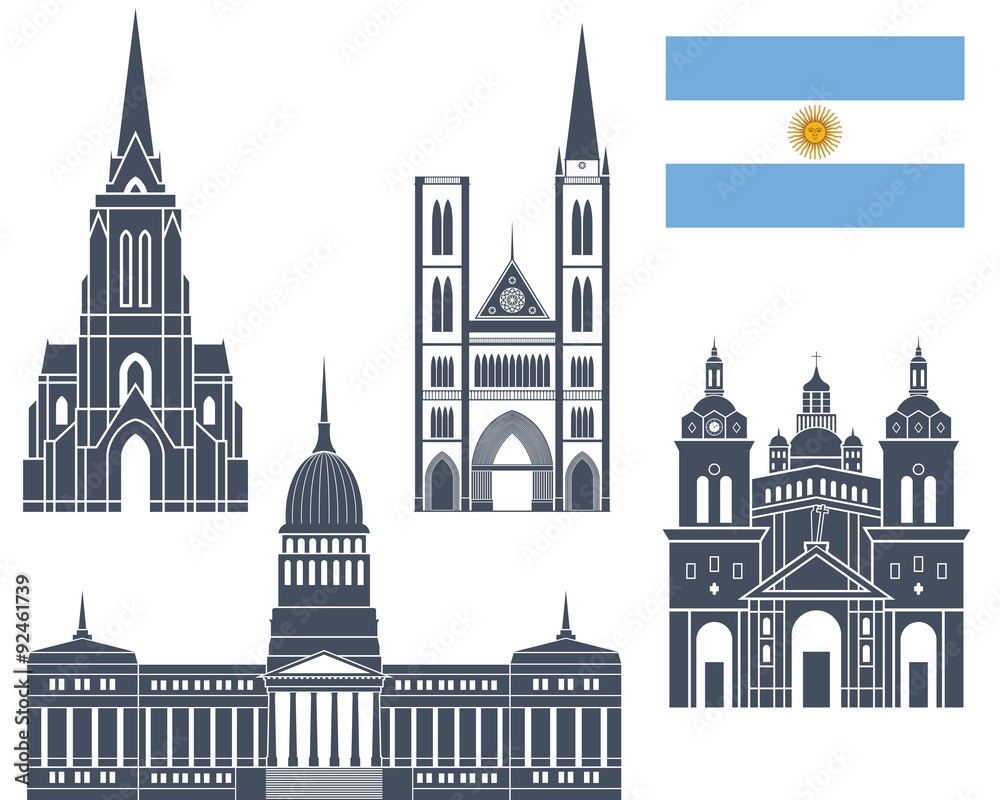 Naklejka premium Argentina