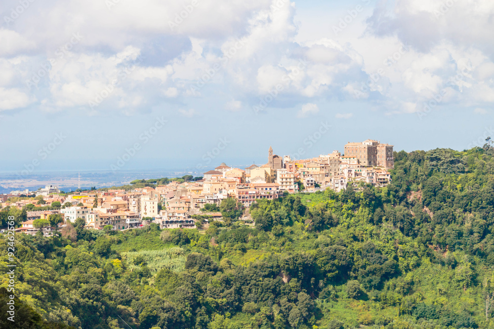 Genzano, view from nemi