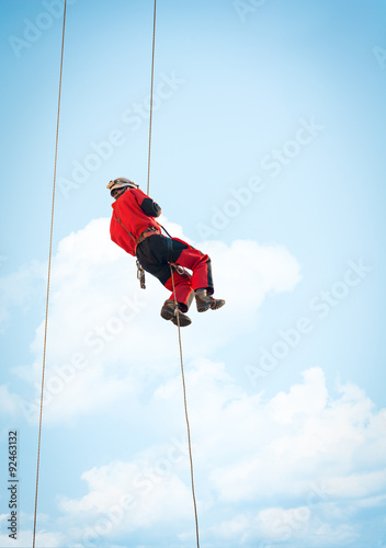 Height rescue squad of firebrigade photo