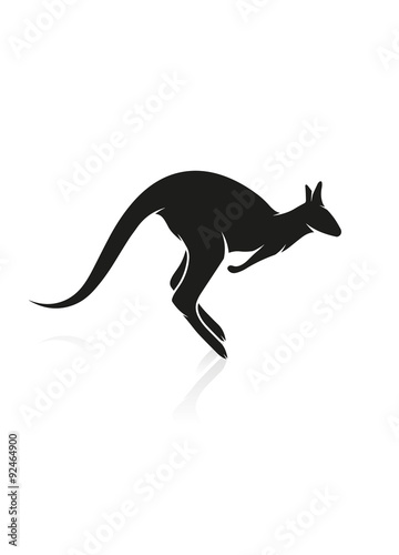 springendes Känguru