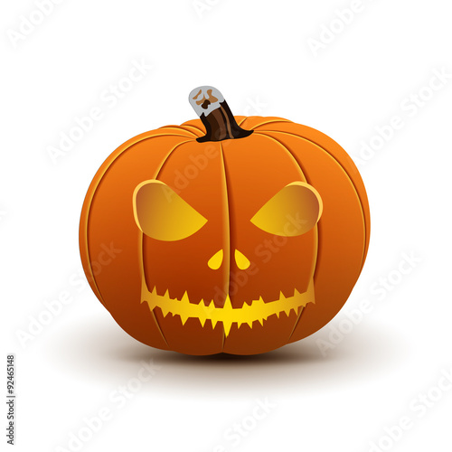 Pumpkin Halloween, Vector illustration