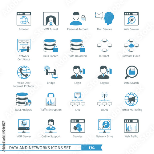 Networks Icon Set 04