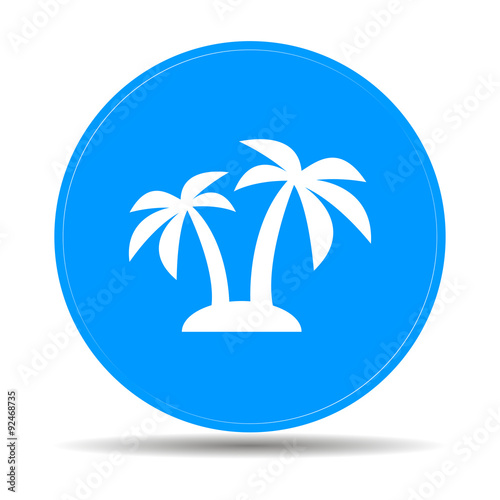palm icon. Vector  Eps 10