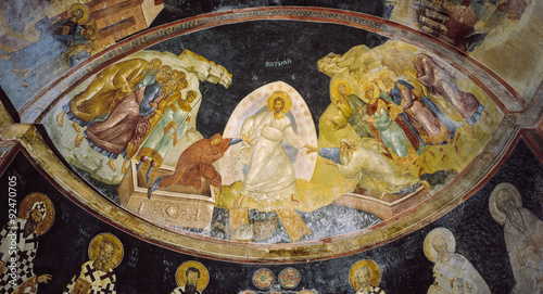 Canvas Print church of the holy saviour in chora	temple