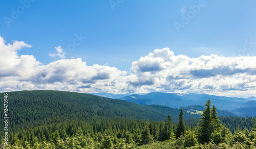 view from the mountain Goverla