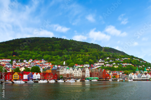 city of Bergen, Norway