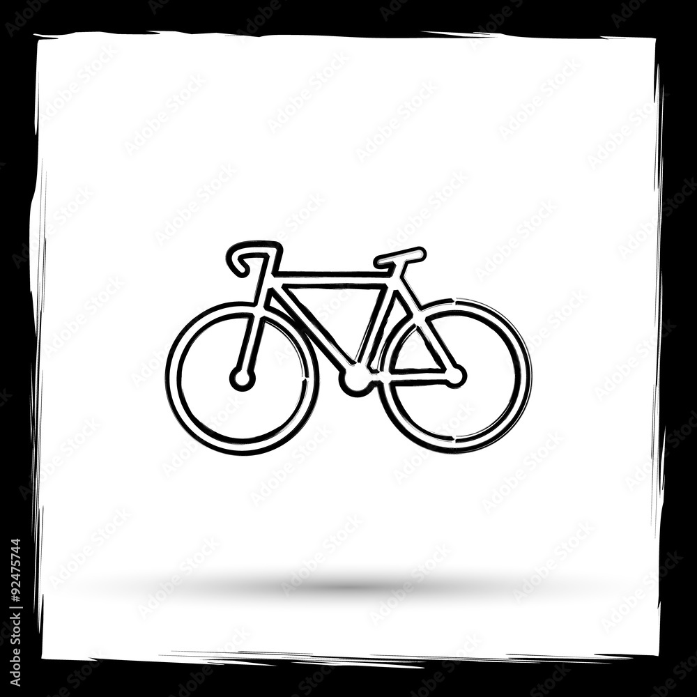 Fototapeta premium Bicycle icon