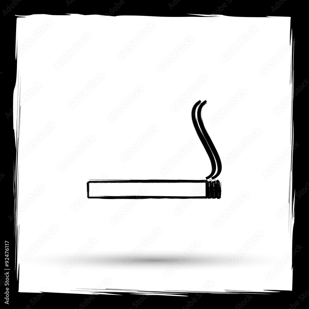 Fototapeta premium Cigarette icon