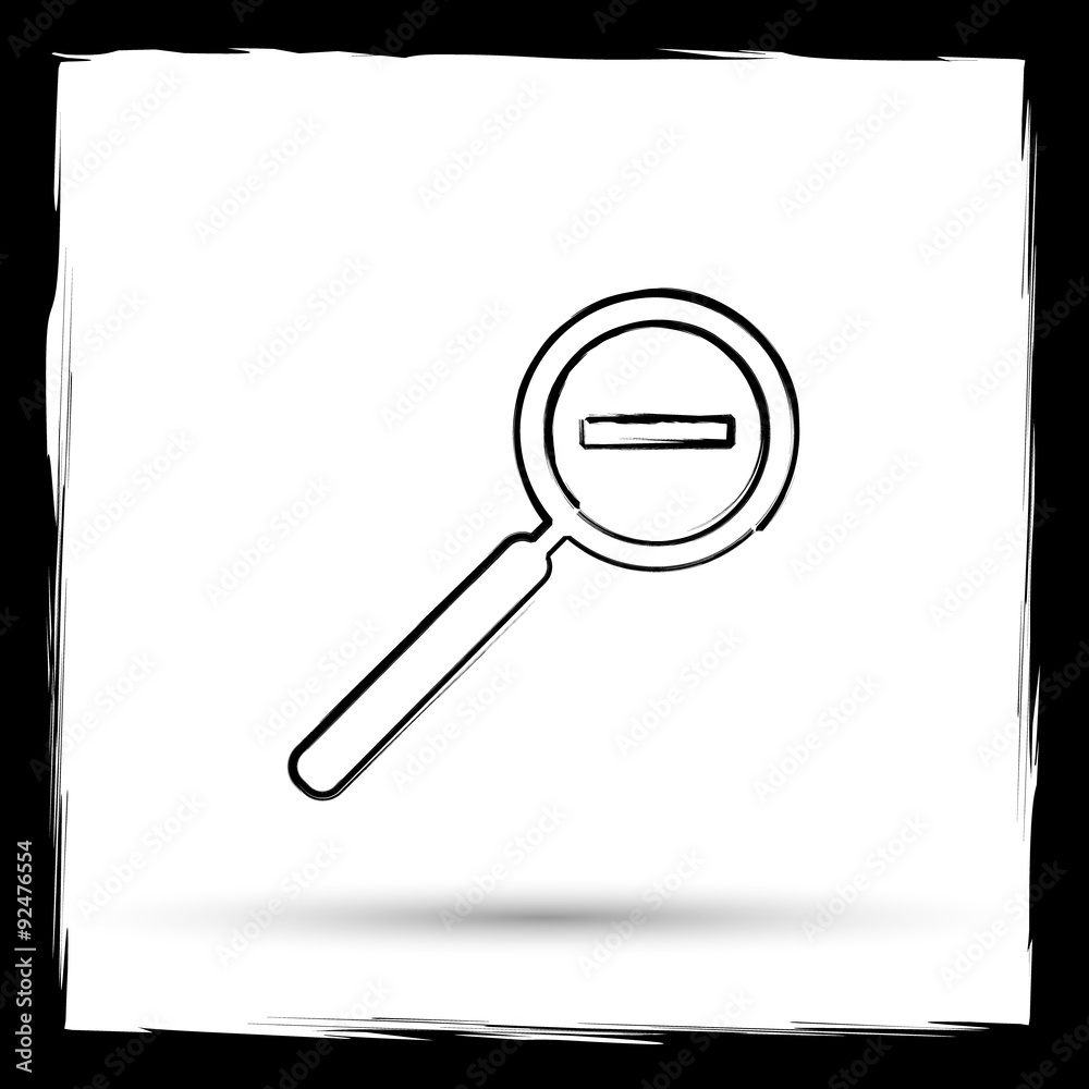Zoom out icon