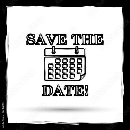 Save the date icon