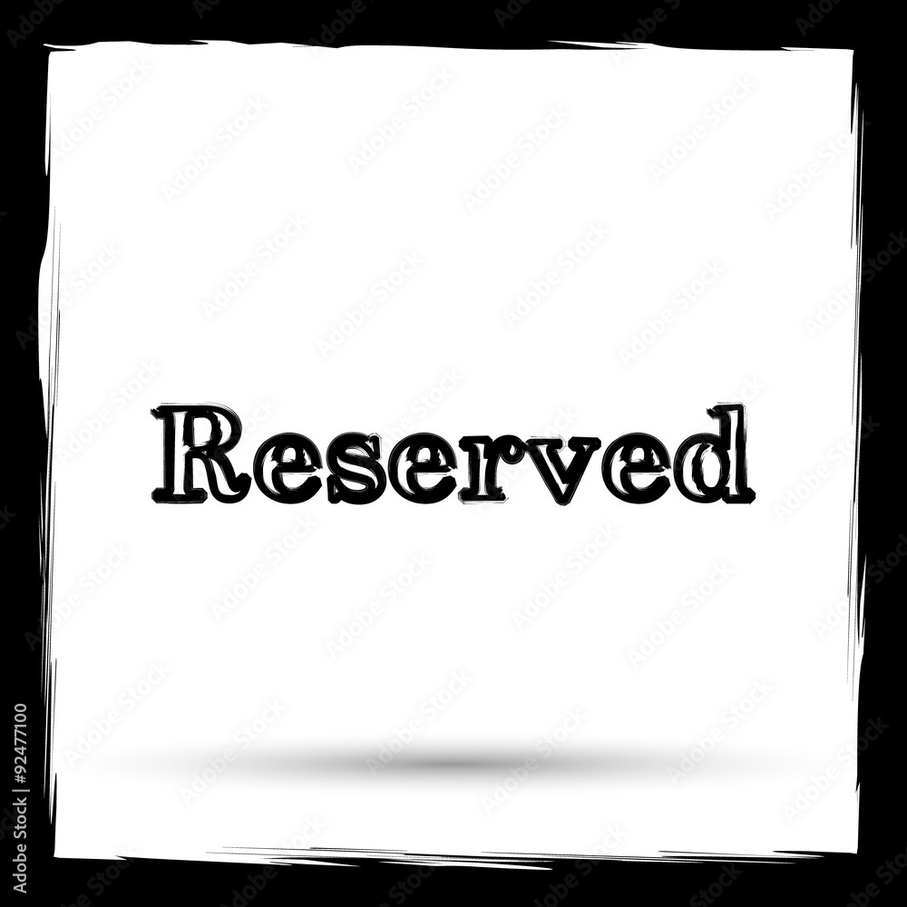 Reserved icon Reserved icon