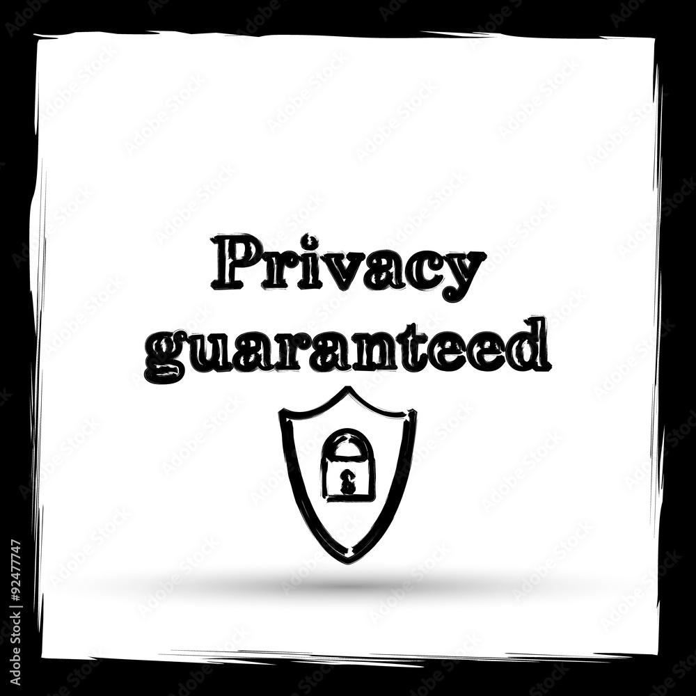 Privacy guaranteed icon Privacy guaranteed icon