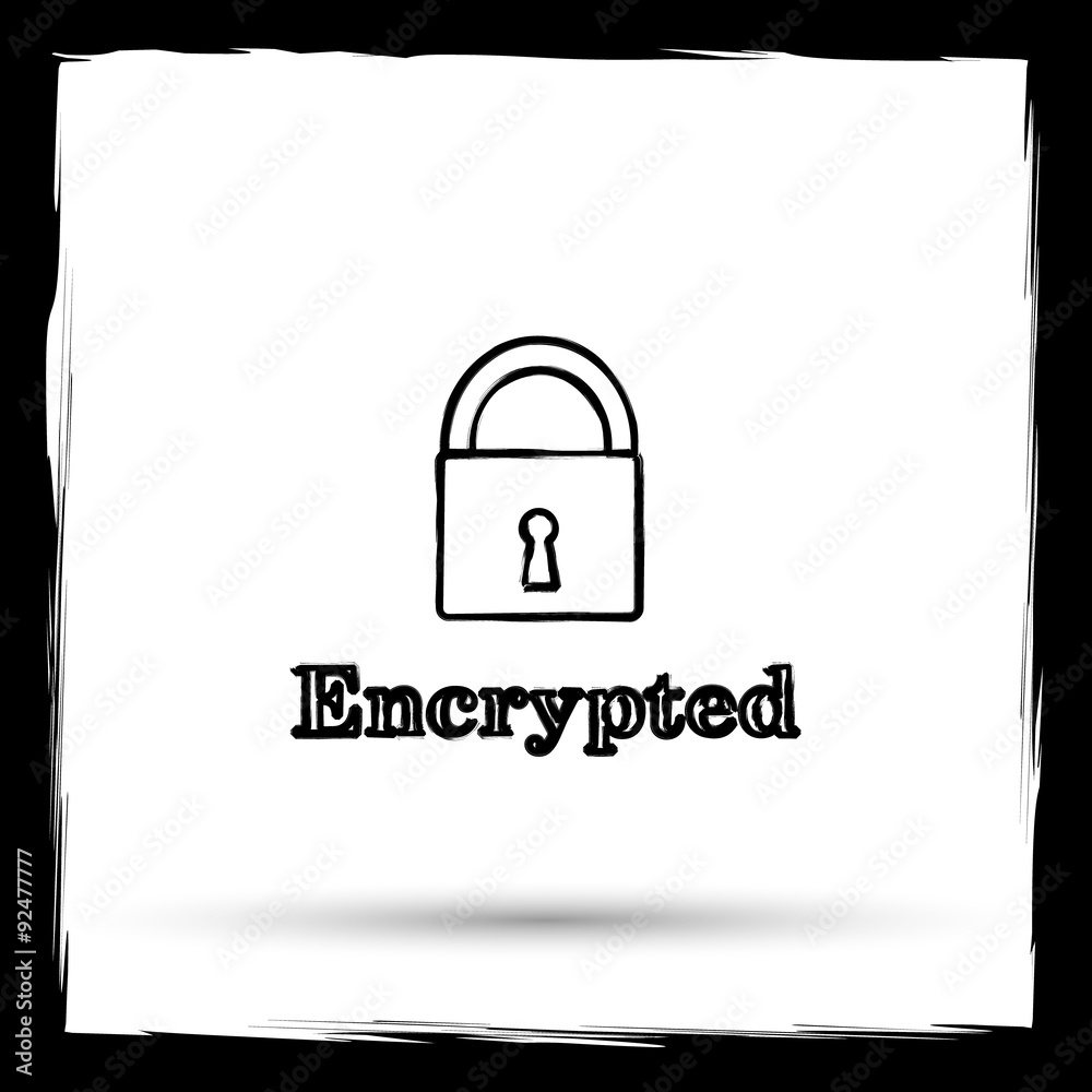 Encrypted icon Encrypted icon