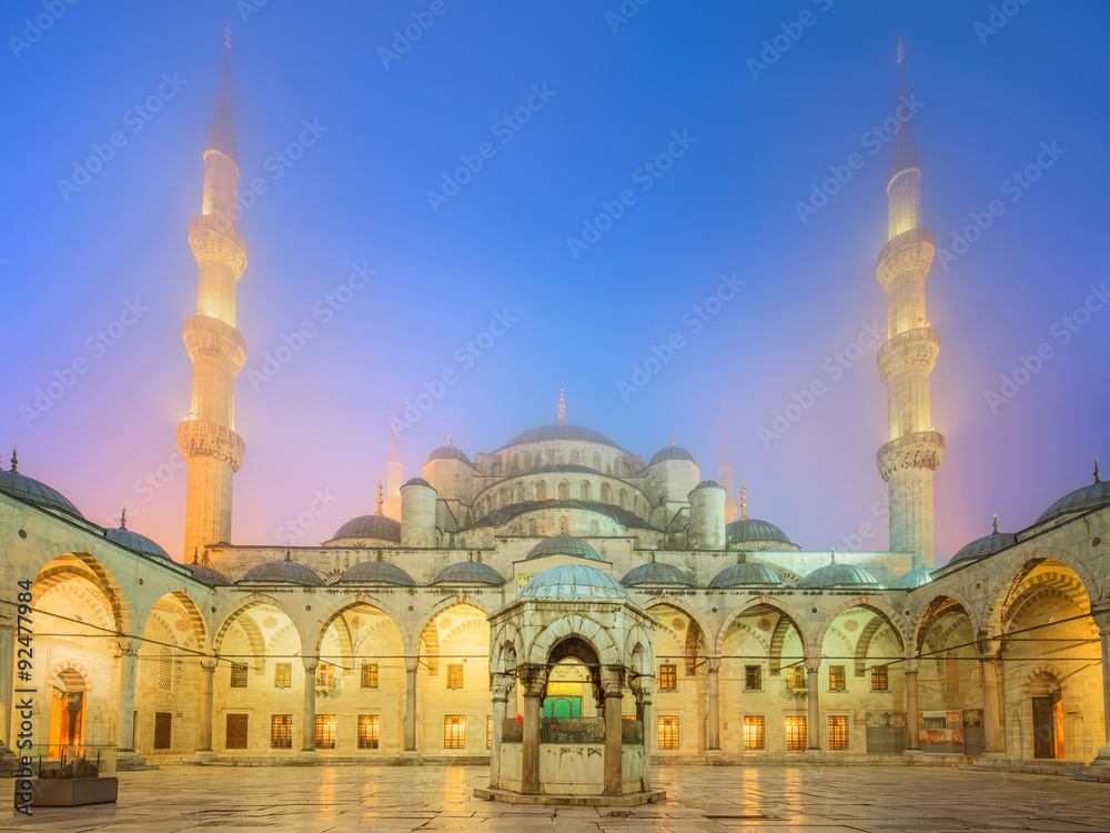 The Suleymaniye Mosque in Istanbul, Turkey
