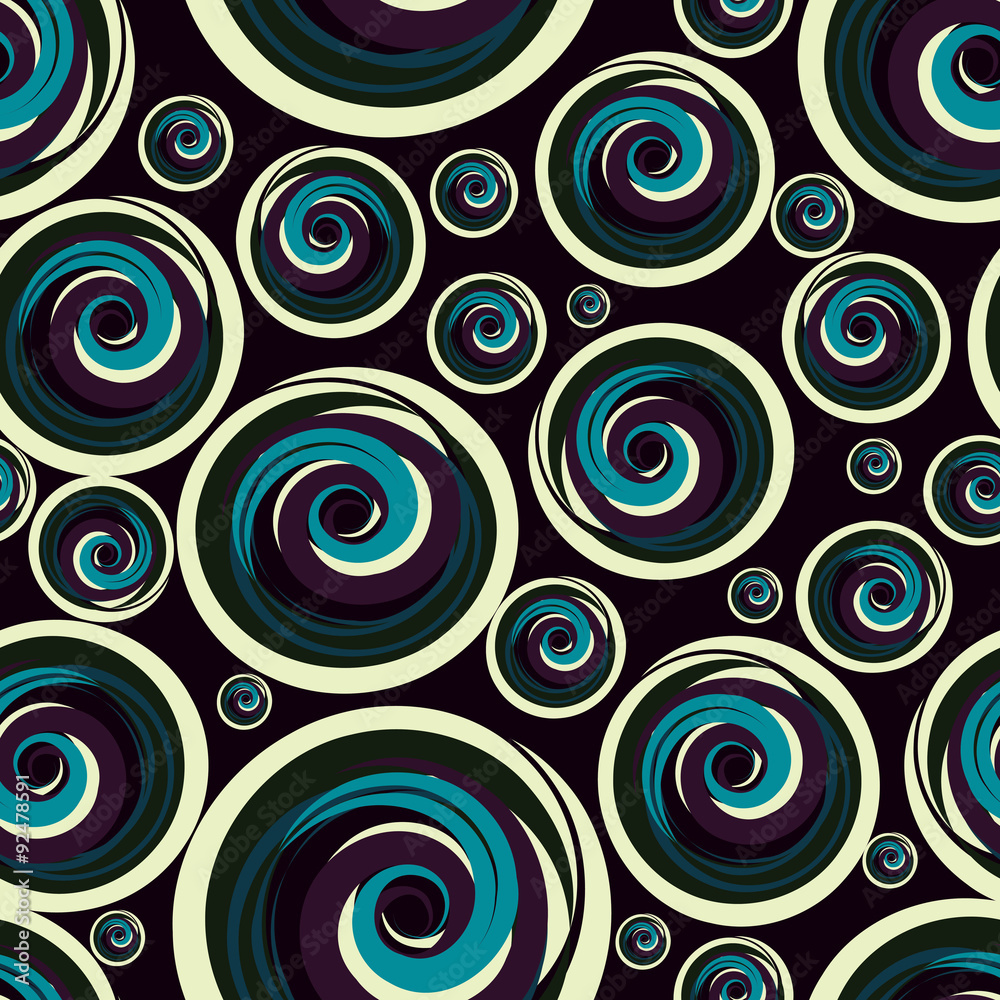 Colorful concentric circles. seamless background. Colorful concentric circles. seamless background.