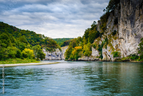 Donaudurchbruch bei Kehlheim in Bayern