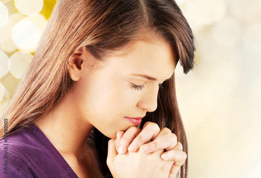 Praying. Praying.
