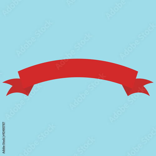 Wallpaper Mural Red ribbon banner Torontodigital.ca