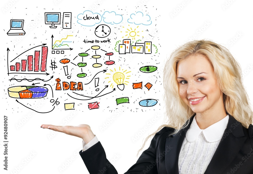 Businesswoman. Businesswoman.