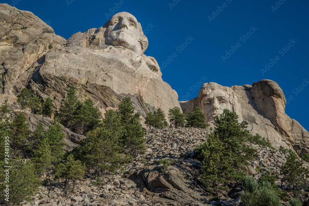 Carvings of four presidents at Mount Rushmore near Rapid City, South Dakota Carvings of four presidents at Mount Rushmore near Rapid City, South Dakota