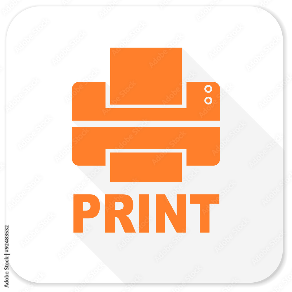 printer flat icon