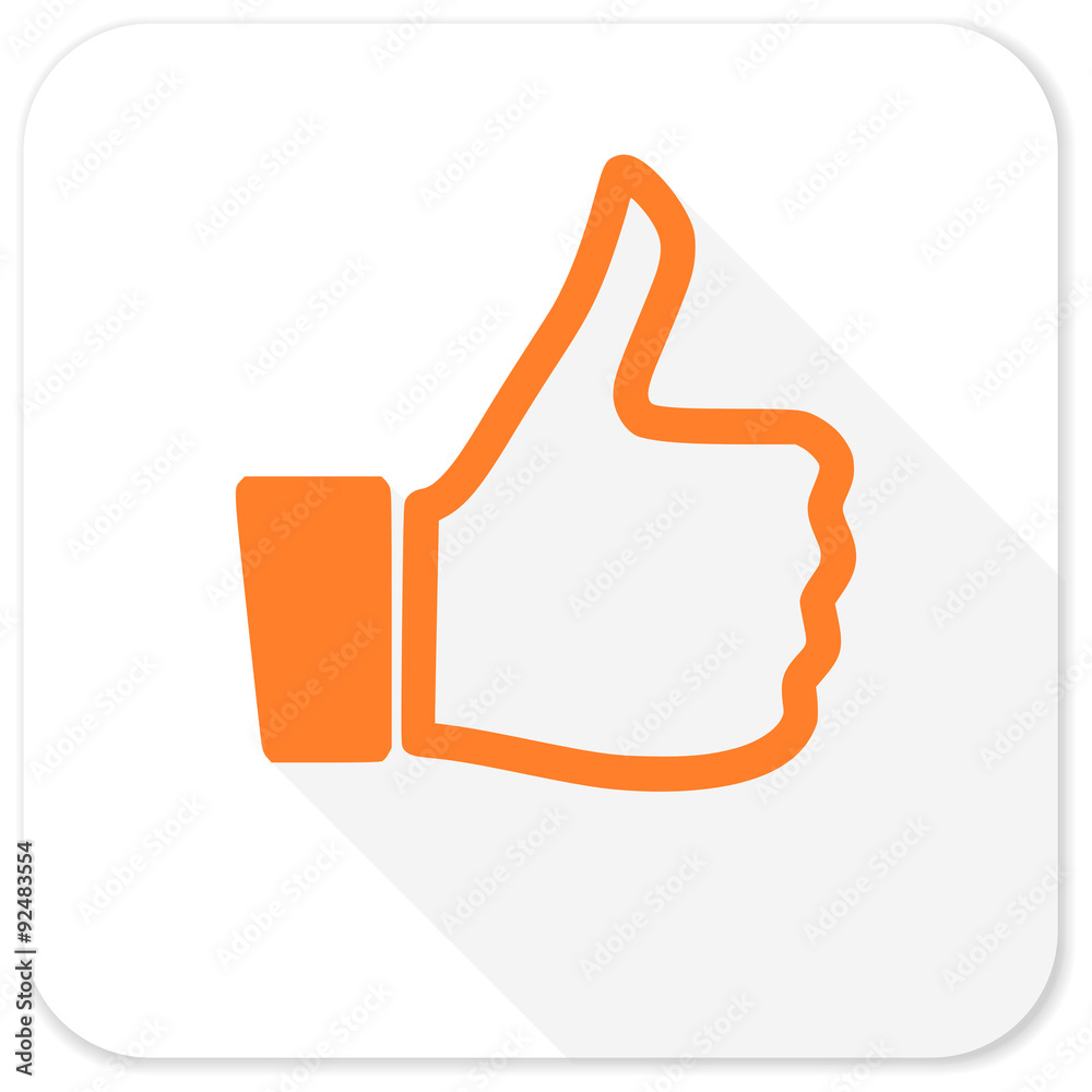 Obraz premium like flat icon