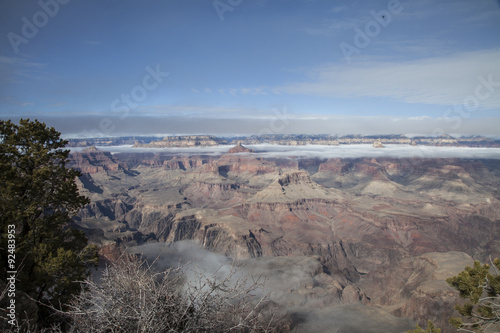 Winter Fog in the Grand Canyon, Arizona 2015-10-02 3