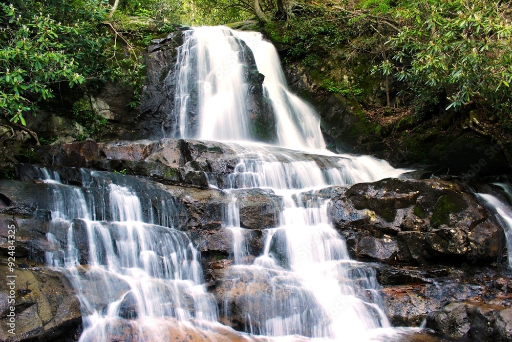 Laurel Falls in Smokey Mountains National Park