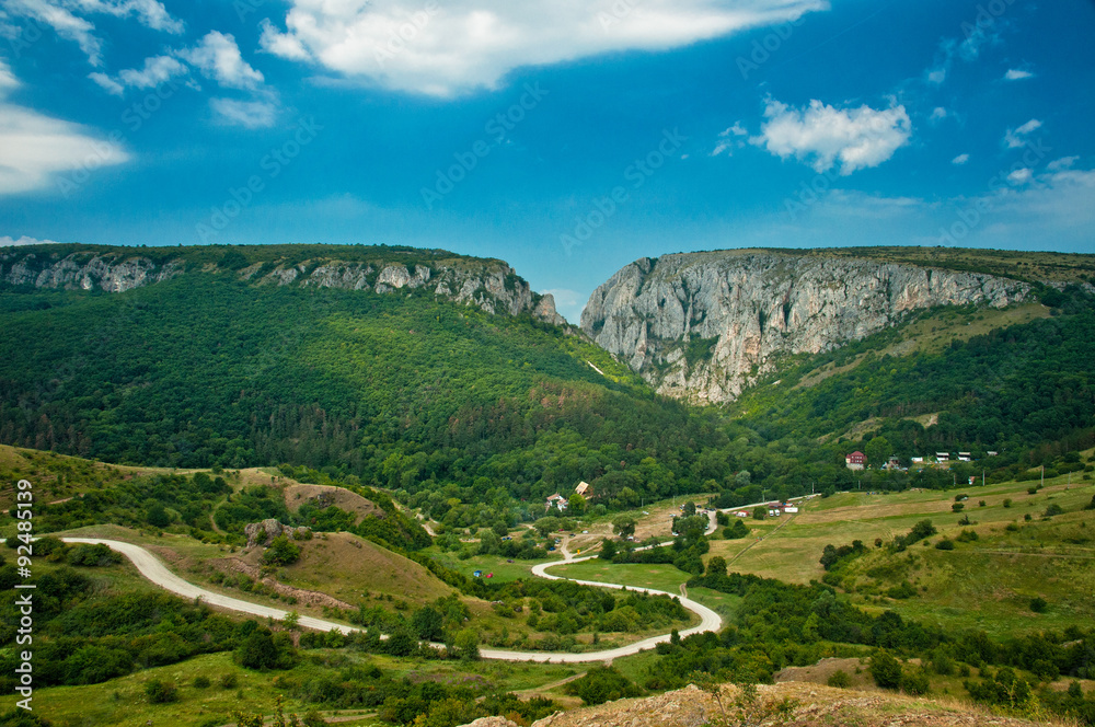 The Turda ravine, Transylvania