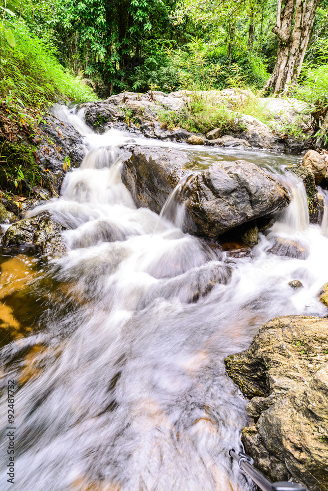 Khlong Lan waterfall in national park, Kamphaeng Phet Thailand. Khlong Lan waterfall in national park, Kamphaeng Phet Thailand.