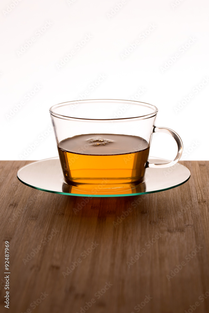 Cup of tea on a wooden background Cup of tea on a wooden background