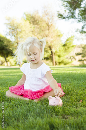 Little Girl Having Fun with...
