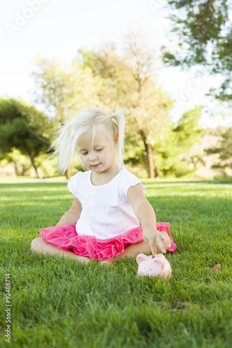 Little Girl Having Fun with...