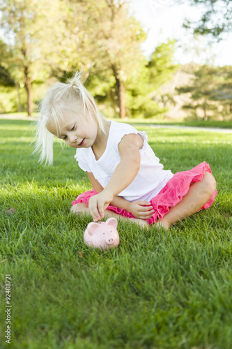 Little Girl Having Fun with...