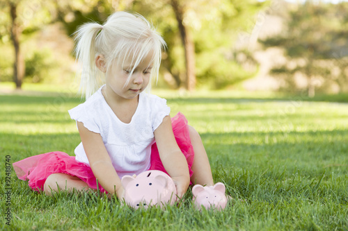 Little Girl Having Fun with...