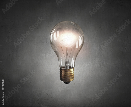 Glowing bulb