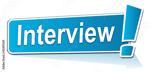 interview sur étiquette bleue