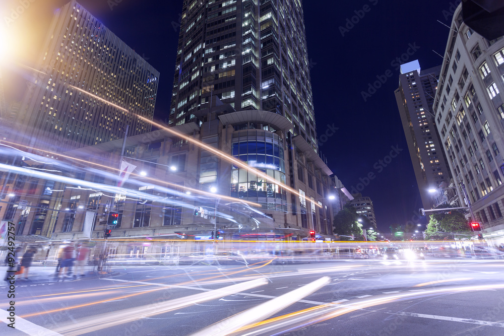 Fototapeta premium Noc w Sydney