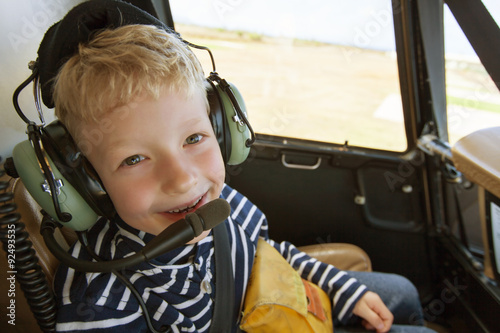 kid in helicopter