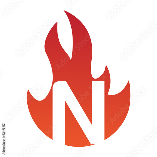 Initial Fire Logo