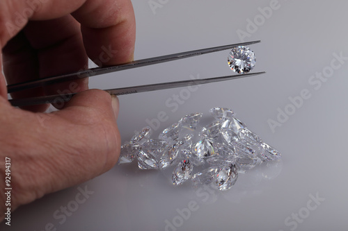 Colorless gemstones